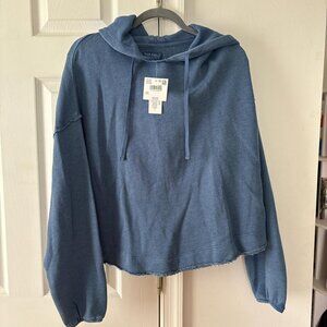 American Eagle Outfitters Women's Blue Hoodie